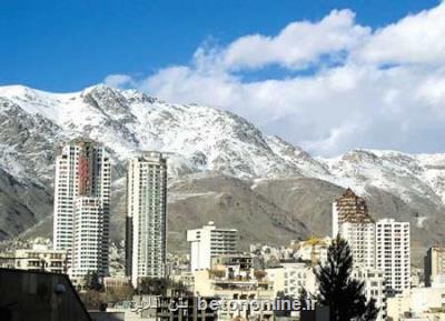 متوسط قیمت آپارتمان در تهران با ۳درصد كاهش به ۲۹میلیون تومان رسید