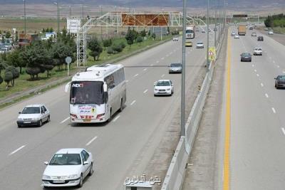 کاهش 30 درصدی ترددهای جاده ای در 9 استان مسافرپذیر