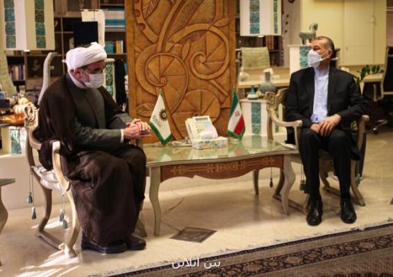 دیدار رئیس سازمان فرهنگی هنری شهرداری باوزیرخارجه