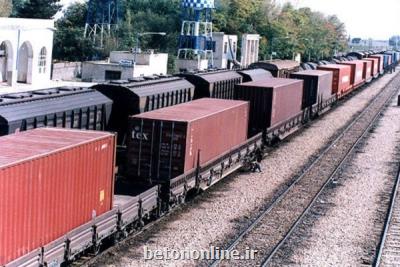 رشد 16 درصدی صادرات از مرزهای ریلی در سال 1400