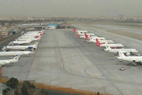 طوفان تهران پروازهای فرودگاه های مهرآباد و امام را متوقف نکرد