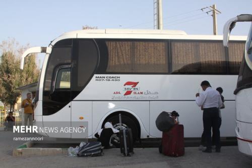 علت کمبود اتوبوس در مرز ریمدان برای حمل و نقل زوار به مرزهای عراق