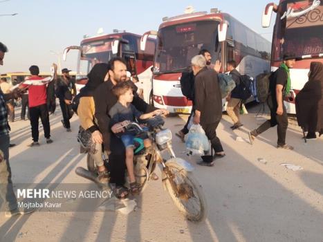 رکورد صدور صورت وضعیت جابجایی زائرین اربعین در مرز مهران
