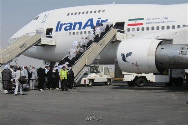 حضور زائرین حج ۴ ساعت پیش از پرواز در فرودگاه