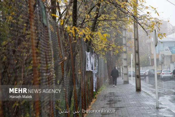 عبور روان در محورهای شمالی بارندگی باران و مه گرفتگی در جاده ۱۳ استان