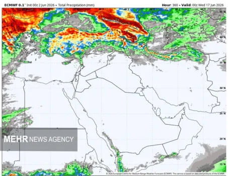 هشدار تشدید بارشهای رگباری و سیل آسا در 9 استان تا پایان هفته