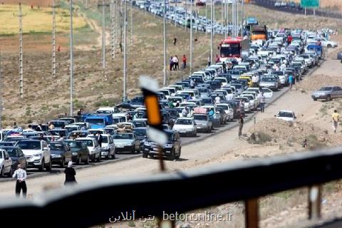 محدودیت ترافیكی جاده ای عید قربان، كرج-چالوس از امروز یكطرفه است