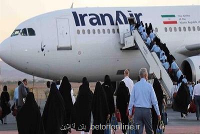 انجام ۱۳۳۶ پرواز عتبات تا ۲۷ مهر