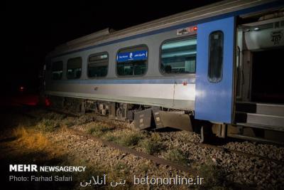 قطار بندرعباس - تهران از ریل خارج شد