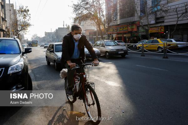 افزایش غلظت ازن طی امروز