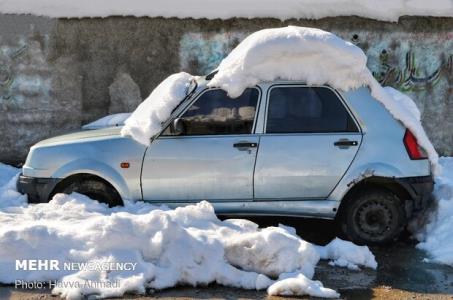 هشدار نسبت به سقوط بهمن در جاده های كوهستانی البرز